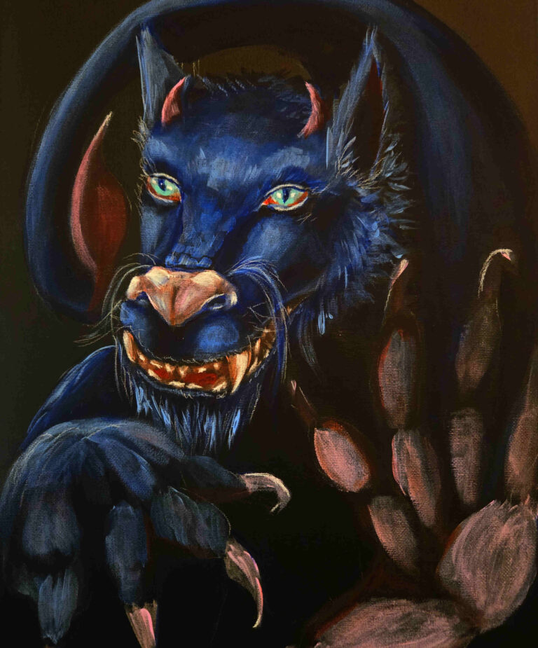 Dragon Wolf 30x45cm €150